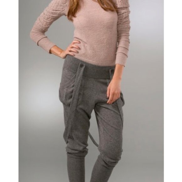 Juicy Couture Bird Vintage Y2K Cashmere Joggers Sweatpants Pockets Boho Cozy S - Picture 13 of 14